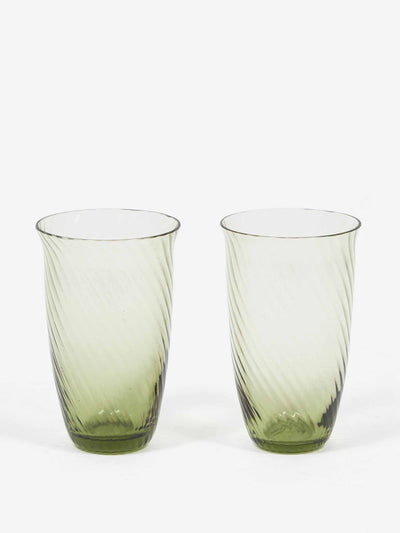 &Tradition Green drinking glasses (set of two) at Collagerie