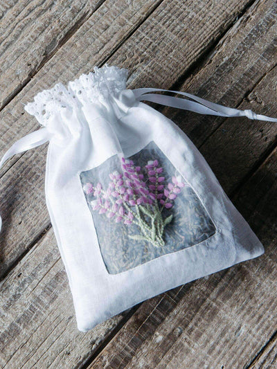 Graham And Green Voile lavender sachet at Collagerie