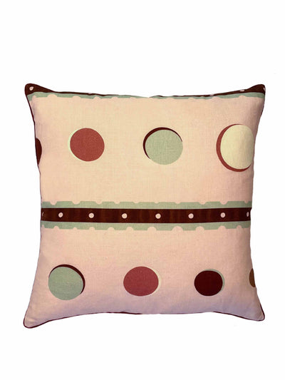 GVE Five moons double sided linen cushion at Collagerie