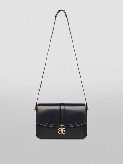 Balenciaga Black leather shoulder bag at Collagerie