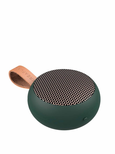 Kreafunk Green speaker with leather strap at Collagerie