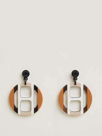 Hermès H Equipe earrings at Collagerie