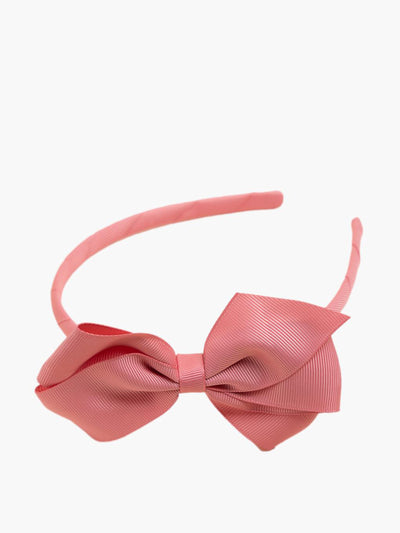 Amaia Nectar pink children's side-bow headband at Collagerie