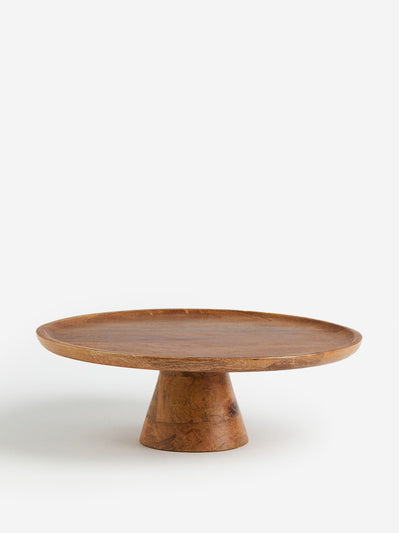 H&M Home Mango wood cake stand at Collagerie