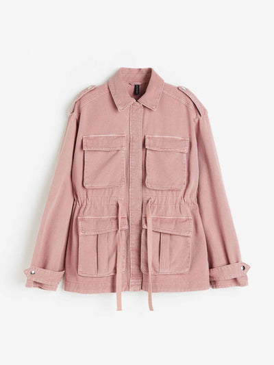 H&M Pink utility jacket at Collagerie