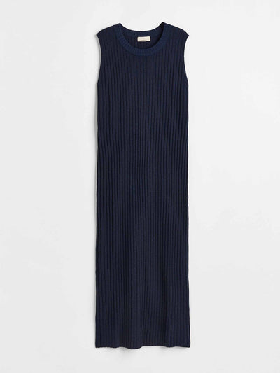 H&M Cashmere-blend rib-knit dress at Collagerie