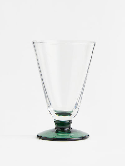 H&M Home Glass on a green stem at Collagerie