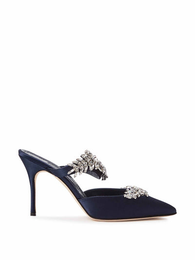 Manolo Blahnik Lurum 90 heels at Collagerie