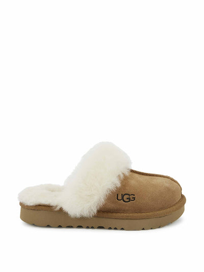 Ugg Brown suede slippers at Collagerie