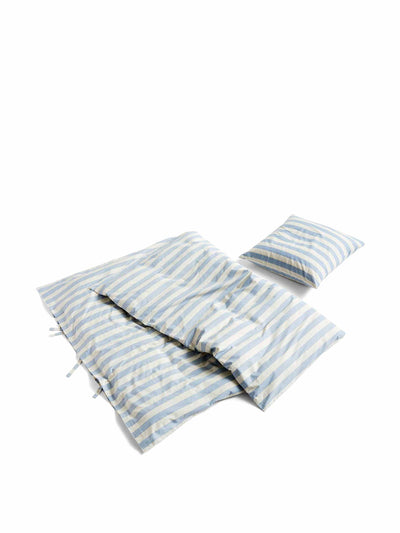 Hay Blue and white striped linen set at Collagerie
