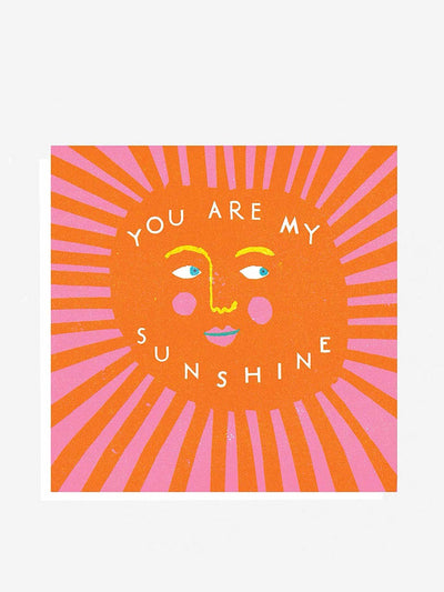 Hus and Hem You are my sunshine greeting card at Collagerie