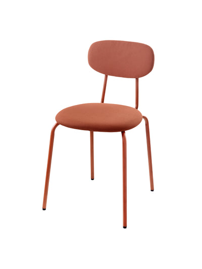 Ikea Metal framed chair in red/brown at Collagerie