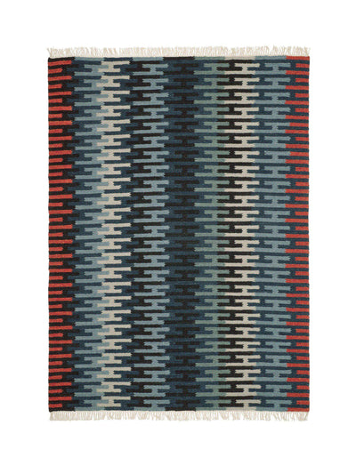 Ikea Flatwoven tonal stripe rug at Collagerie