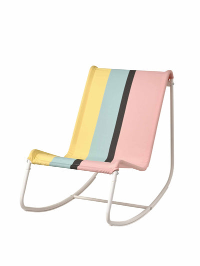 Ikea Striped rocking chair at Collagerie