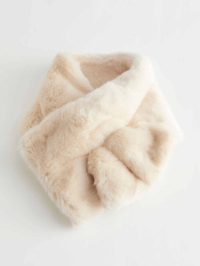 & Other Stories Faux fur stole at Collagerie