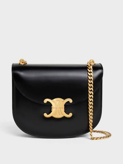 Celine Teen Chain Besace Triomphe bag at Collagerie