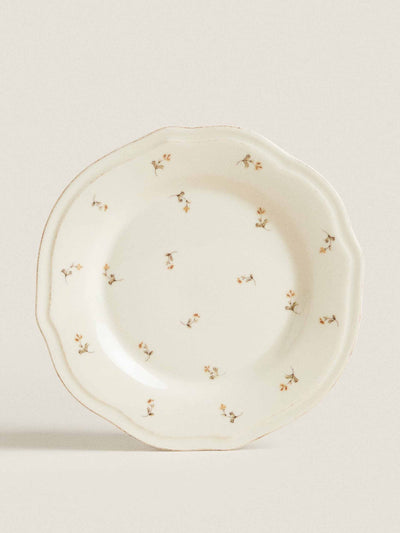 Zara Home Floral dessert plate at Collagerie