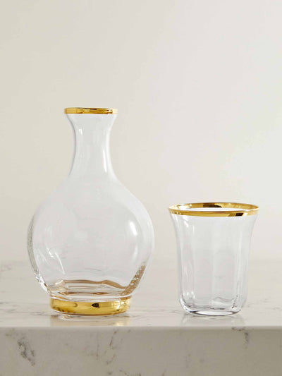 Aerin crystal carafe and tumbler set at Collagerie