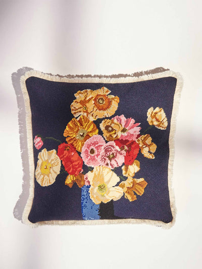 Studio Ashby Poppies cushion at Collagerie