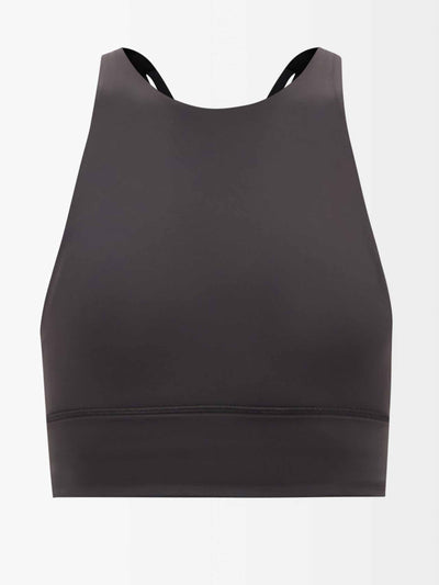 Lululemon High-neck medium-impact sports bra at Collagerie