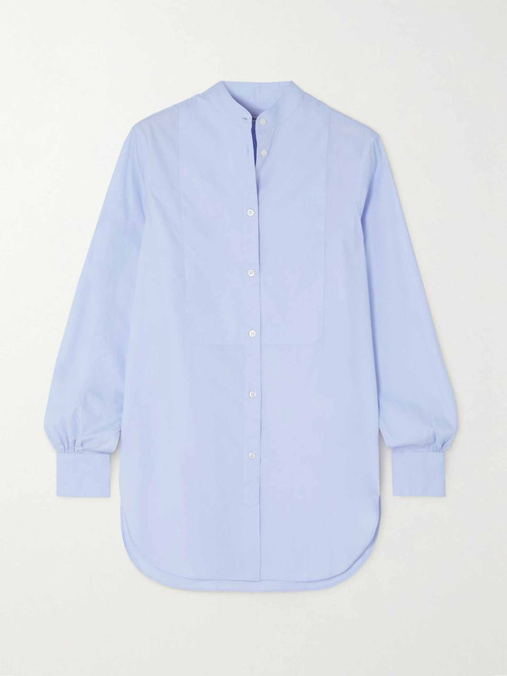 Amelia organic cotton-poplin shirt