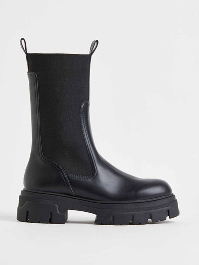 H&M Calf-length boots at Collagerie