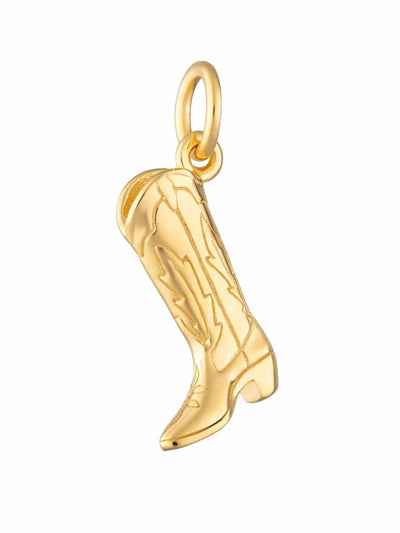 Lily Charmed Gold plated cowboy boot charm at Collagerie