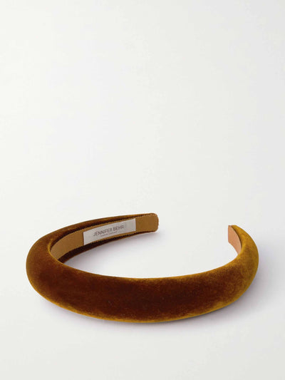 Jennifer Behr Velvet headband at Collagerie