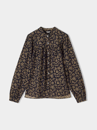 Jigsaw Floral cord shirt at Collagerie
