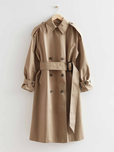 & Other Stories Wide belt trench coat at Collagerie
