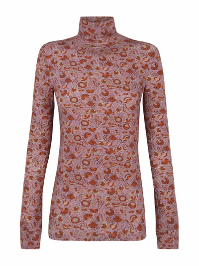 Antik Batik Floral print turtleneck at Collagerie