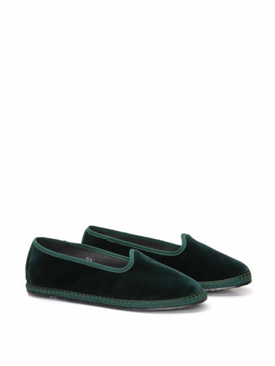 Vibi Venezia Velvet slipper with rubber sole at Collagerie