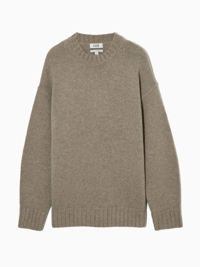 Cos Oversized pure cashmere jumper at Collagerie