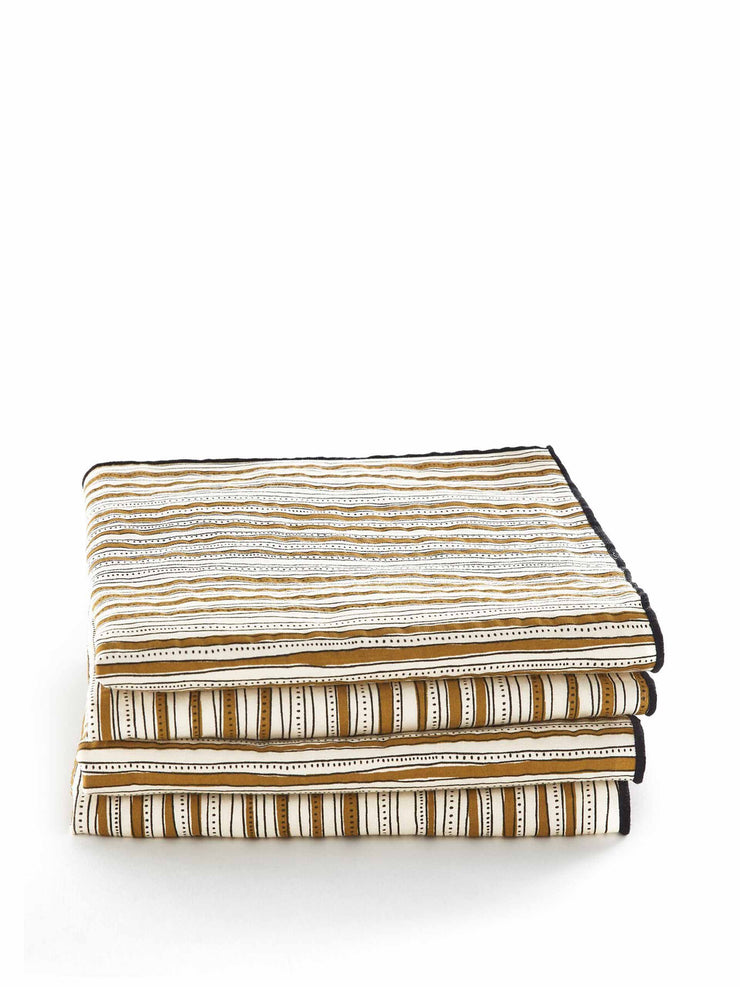 Cévennes striped washed-cotton napkins (set of 4)