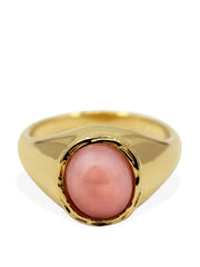 Gold and pink opal Juliette ring