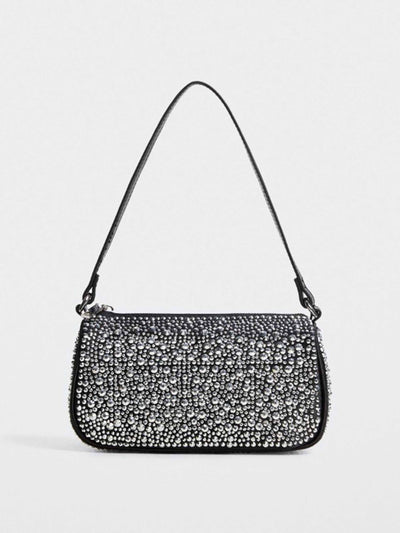 Mango Rhinestone shoulder bag at Collagerie