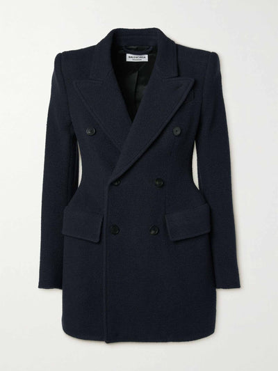 Balenciaga Hourglass double-breasted wool blazer at Collagerie