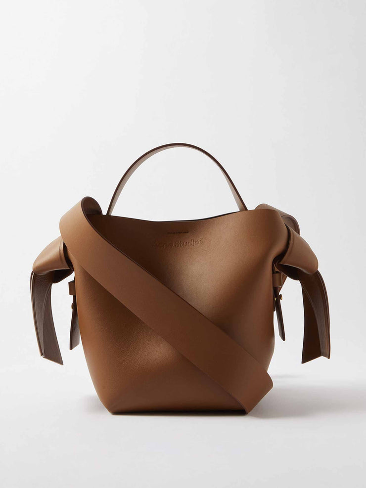 Mini leather cross-body bag