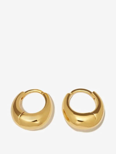 Otiumberg Gold vermeil mini graduated hoop earrings at Collagerie