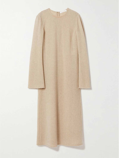 Chloé Wool and cashmere-blend midi dress at Collagerie