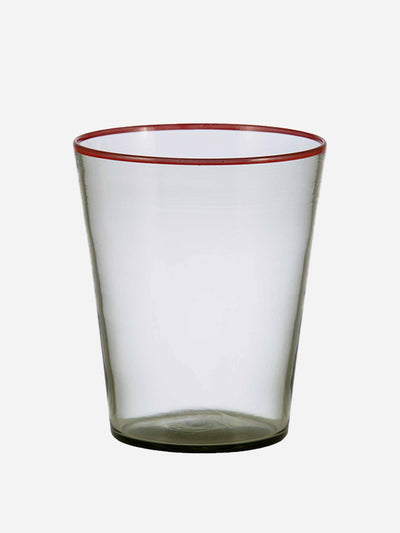 Alex Eagle Tumbler with red rim at Collagerie