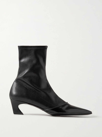 Acne Studios Faux-leather ankle boots at Collagerie