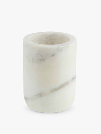 John Lewis & Partners White marble tumbler at Collagerie