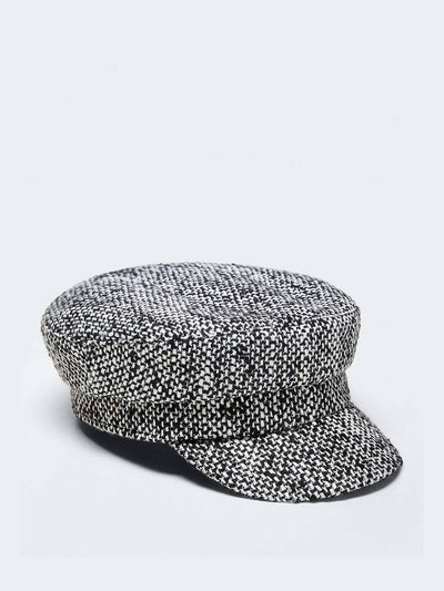 Mango Textured cap with visor at Collagerie