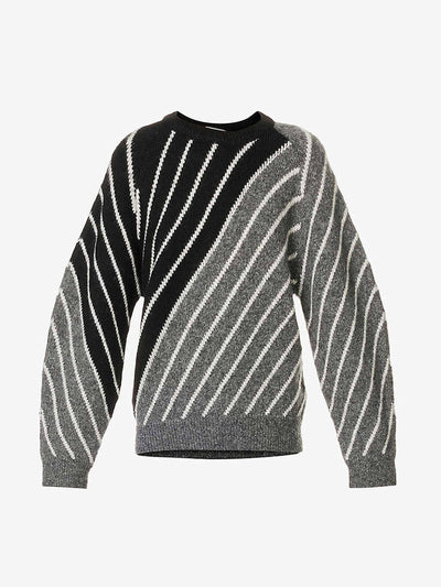 Stella Mccartney Geometric-pattern knitted jumper at Collagerie