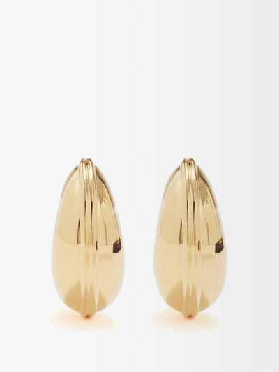 Missoma Ridged 18kt gold-plated earrings at Collagerie