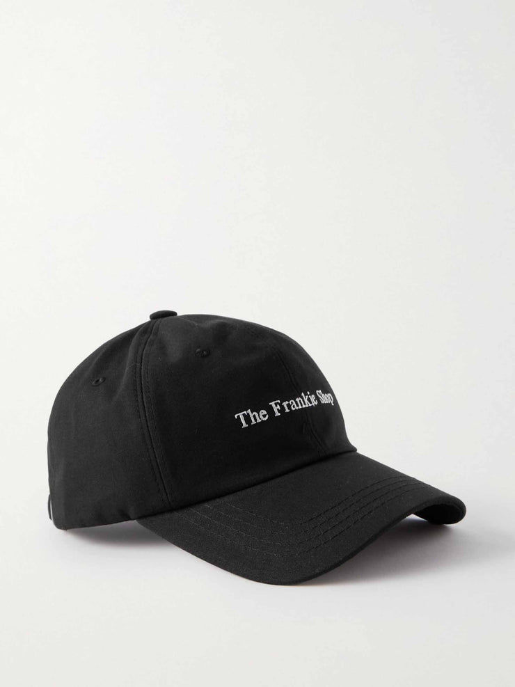 Frankie embroidered cotton-twill baseball cap