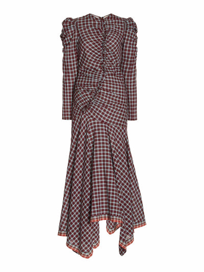 Ulla Johnson Cotton ruched maxi dress at Collagerie