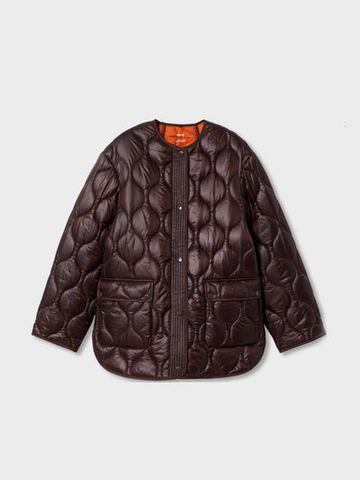 Mango Oversize quilted coat at Collagerie
