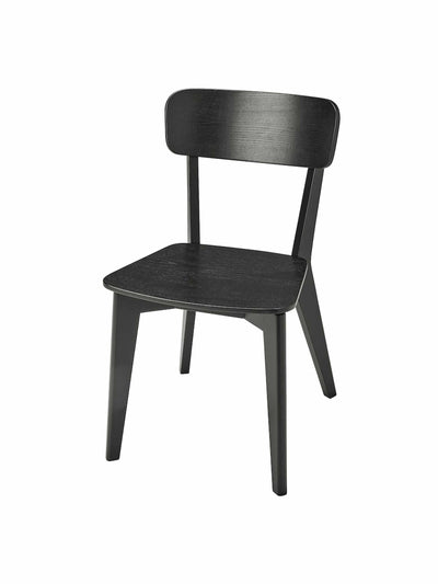 Ikea Wooden black chair at Collagerie